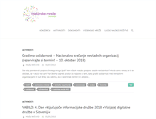 Tablet Screenshot of nevladni.info
